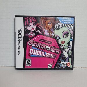 Nintendo DS Monster High Ghoul Spirit (2011, NDS) Complete Including Manual